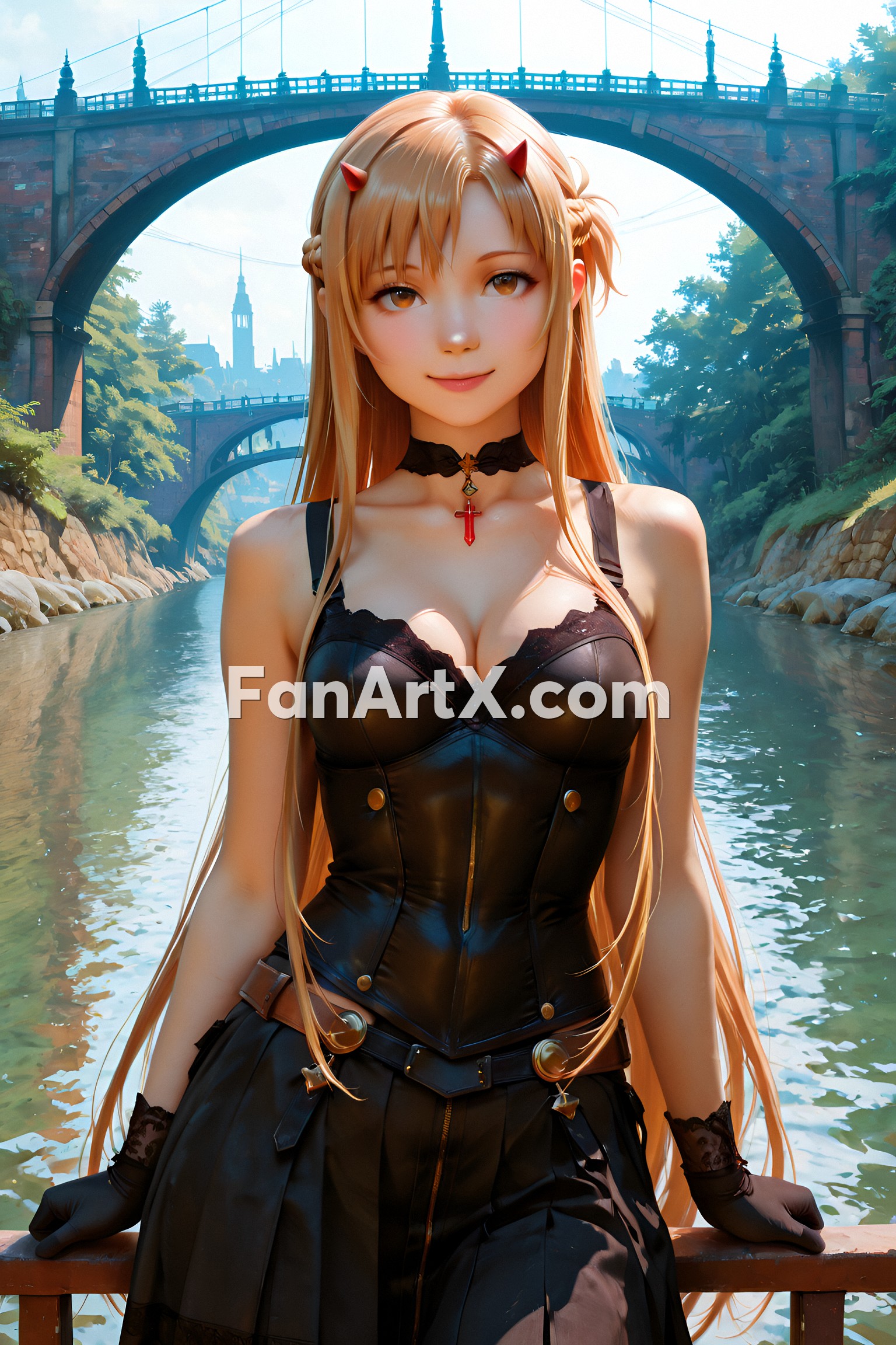 Sao Asuna Yuuki Fanart - Sword Art Online character 7404034